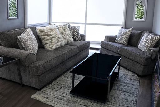 Atlantis Gray Fabric Sofa & Loveseat Set