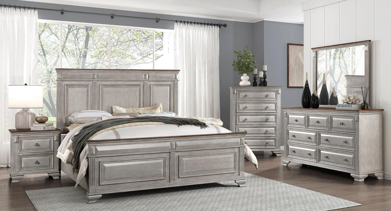 Marquette Gray Wood Queen Bedroom Set