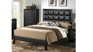 Carolina Black Wood Queen Bedroom Set