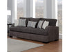 Haskel Gray Fabric Sofa Bed