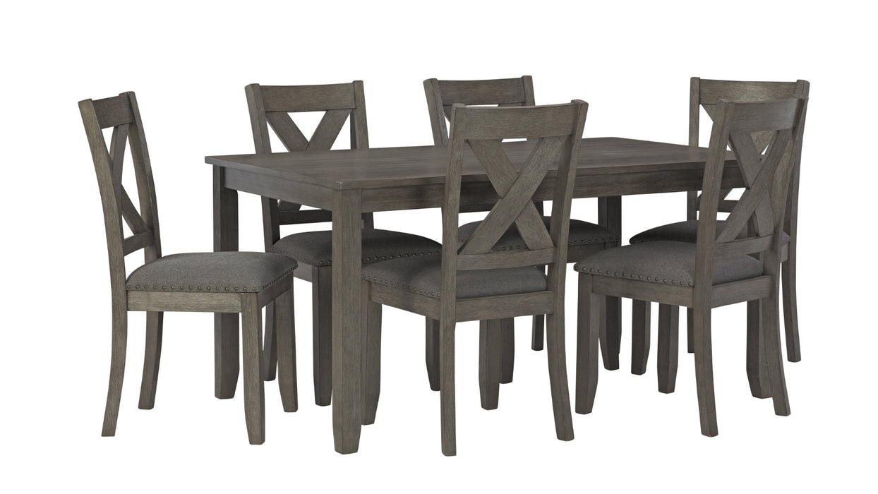 Caitbrook 7pc Dining Table & Chair Set