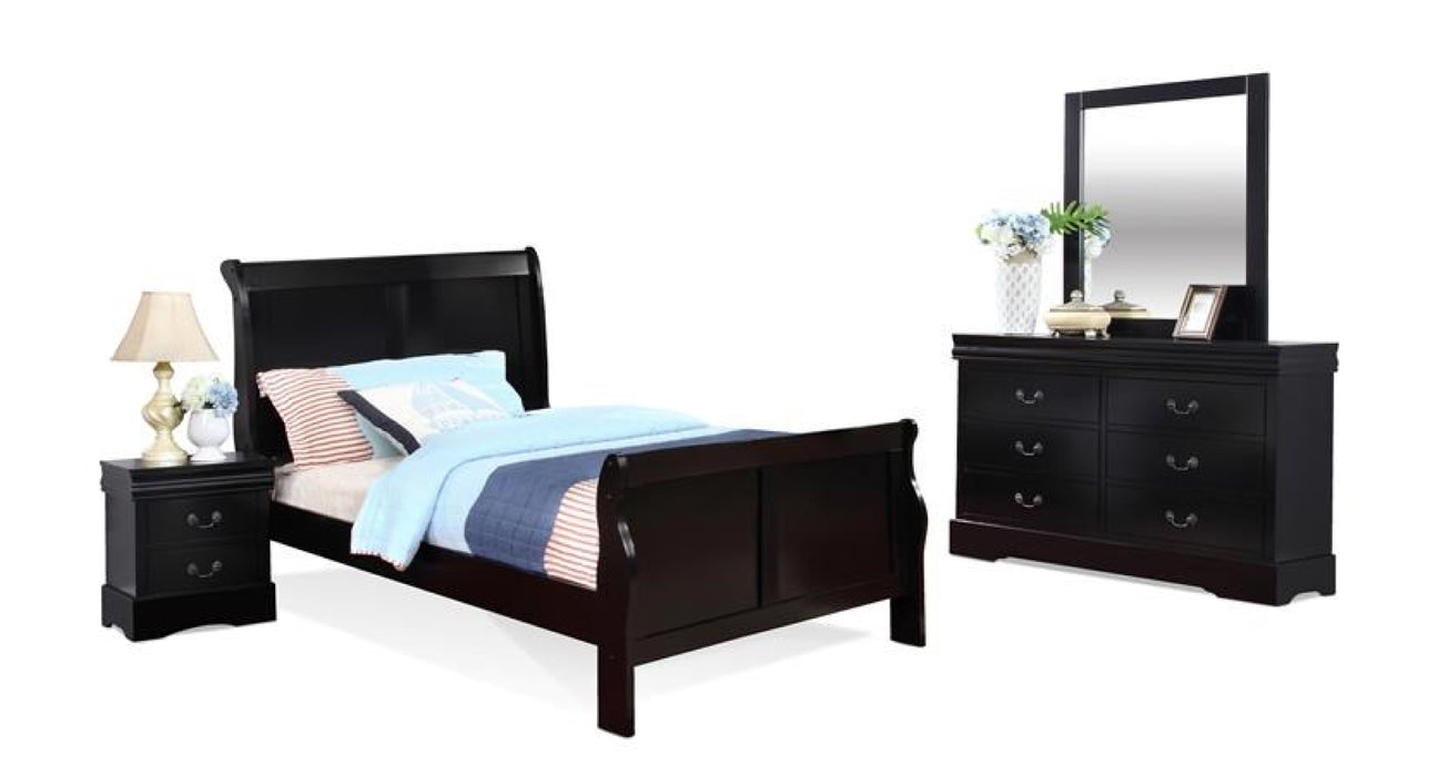 Louis Philippe Twin Bedroom Set