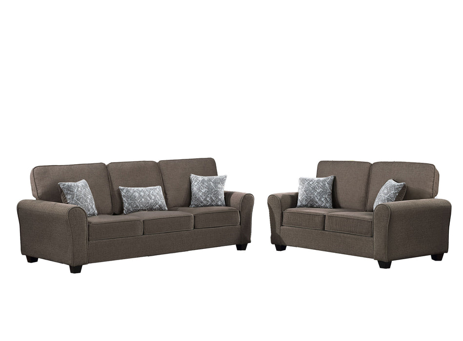 Baxton Sofa & Loveseat Set