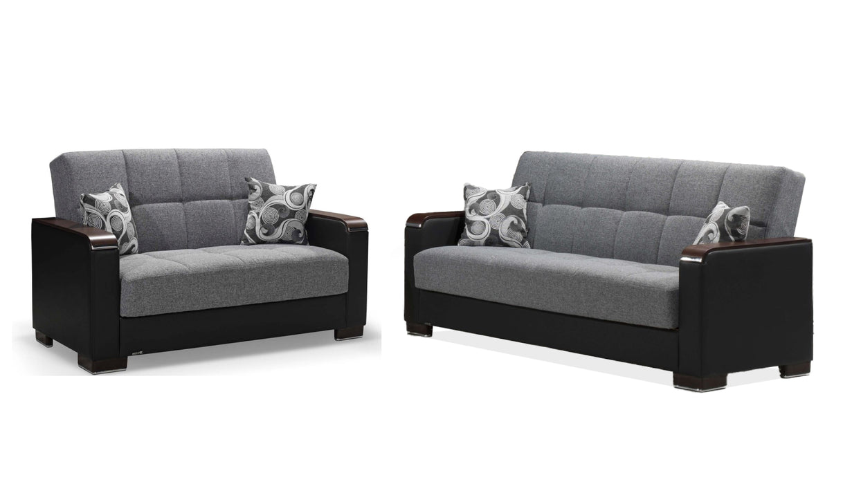 Capella Sofa And Loveseat Set With Storage