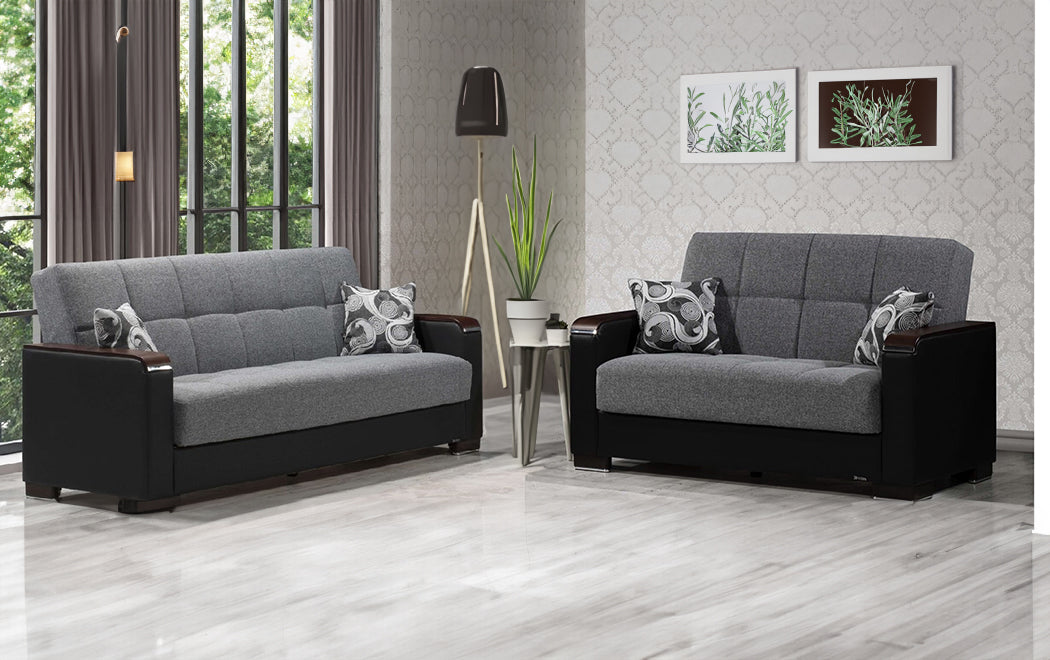 Capella Sofa And Loveseat Set With Storage