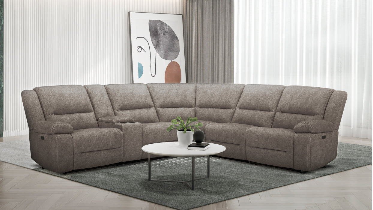 Agustin Power Recliner Sectional