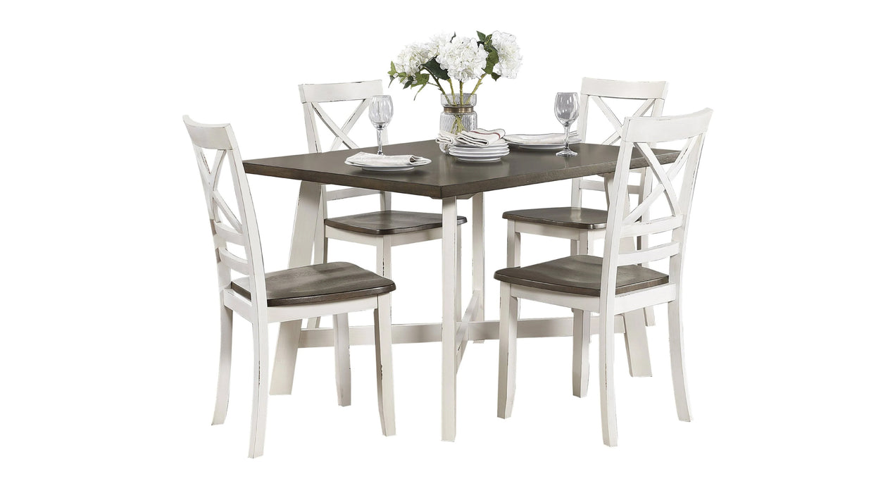 Troy 5pc Dining Table & Chair Set