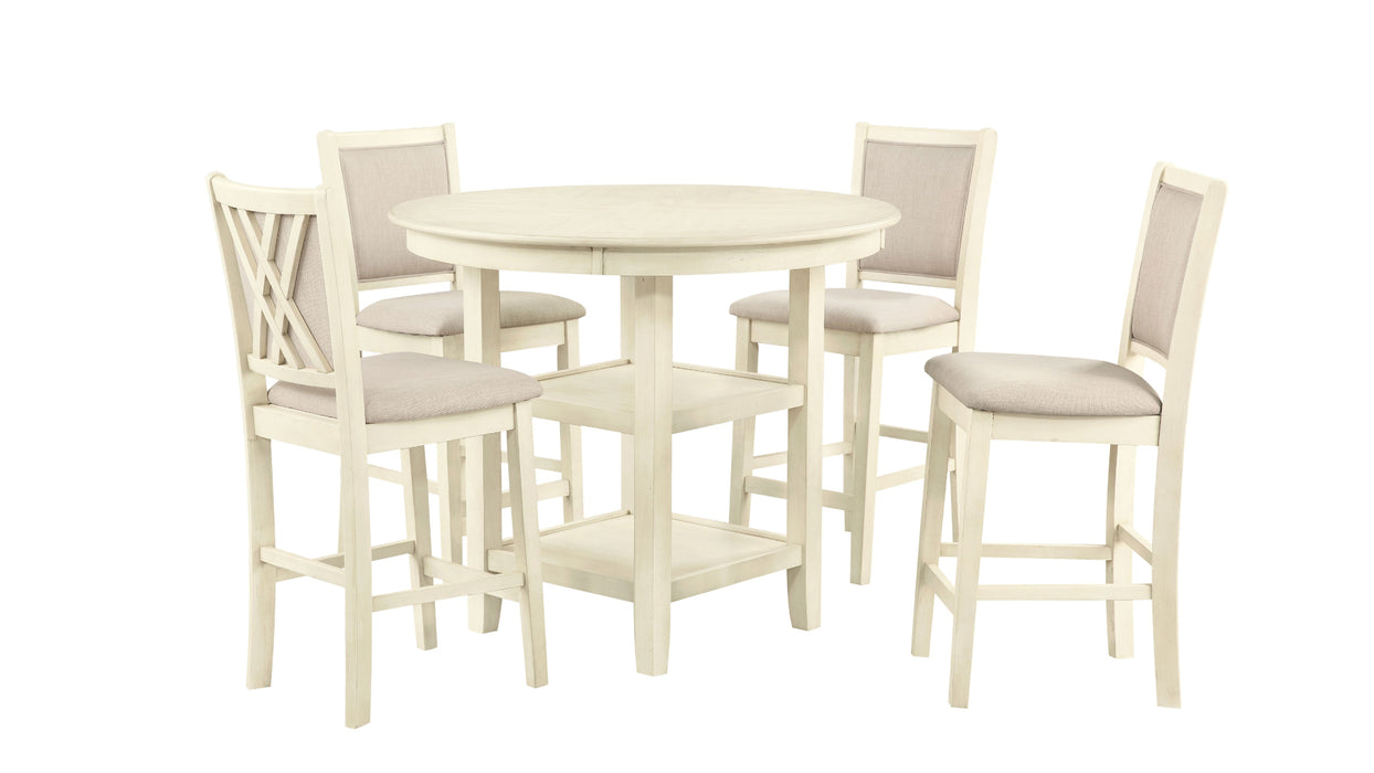 Amy 5pc Dining Table & Chair Set