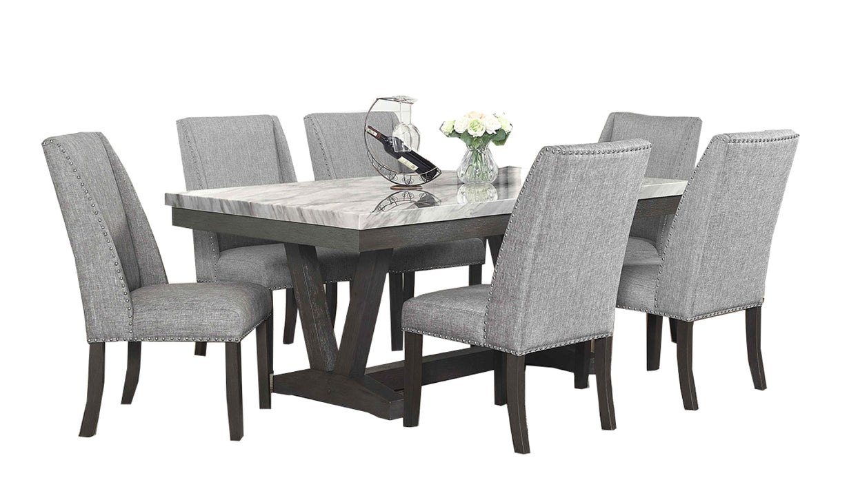 Mable 7pc Dining Table & Chair Set