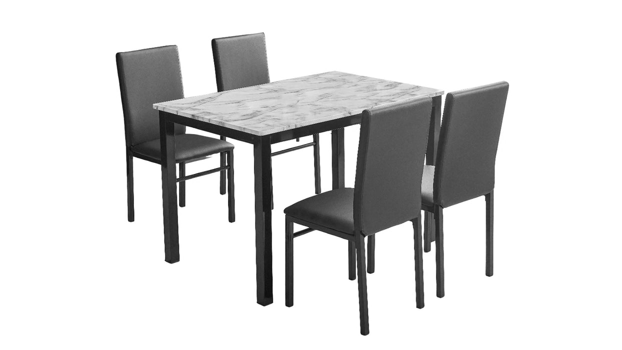 Aiden 5pc Dining Table & Chair Set