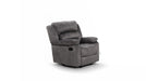8077 Gray Fabric Reclining Sofa, Loveseat, And Chair Set
