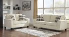 Abinger Natural Polyester Sofa & Loveseat Set