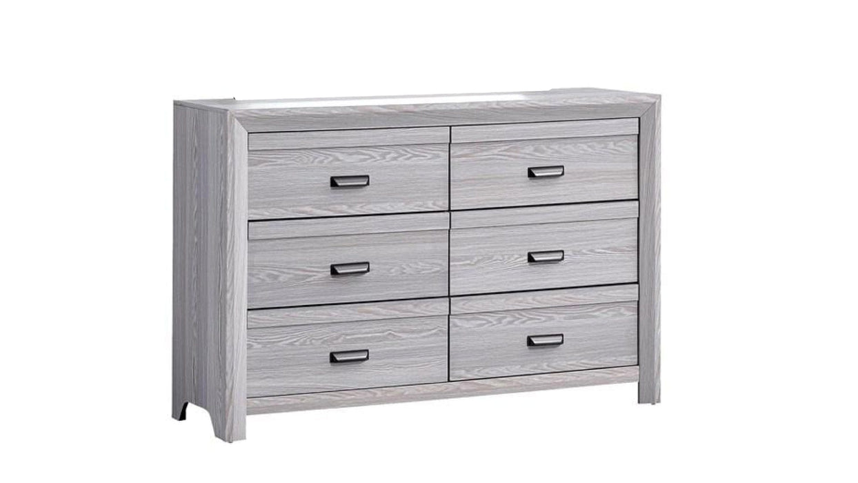 Adelaide Gray Wood And Upholstered Queen Bedroom Set