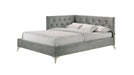 Amberely Gray Fabric Full Bed