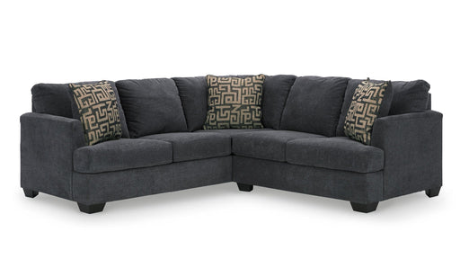 Ambrielle Gray Fabric Sectional Sofa