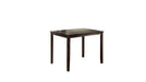 Americano Brown Wood Counter Height 5pc Dining Table & Chair Set