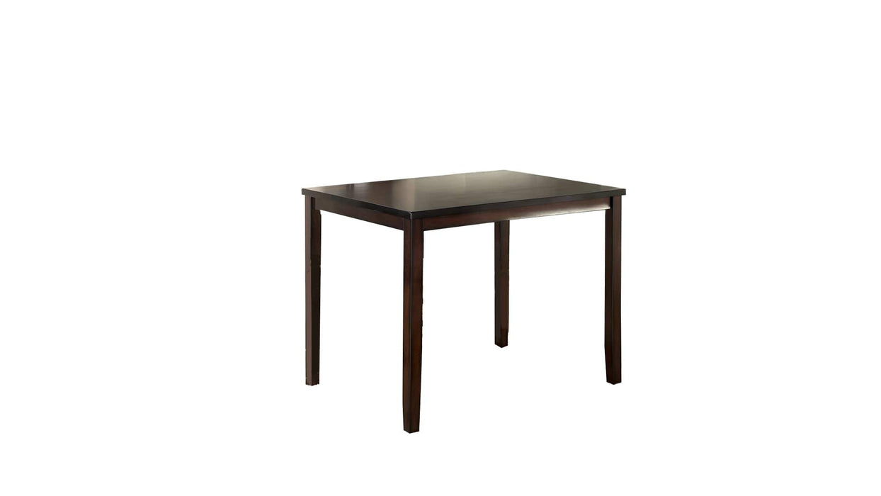 Americano Brown Wood Counter Height 5pc Dining Table & Chair Set