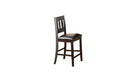Americano Brown Wood Counter Height 5pc Dining Table & Chair Set