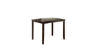 Americano Brown Wood Counter Height 5pc Dining Table & Chair Set