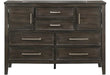 Andover Gray Wood Full Bedroom Set