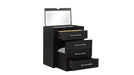 Ashburton Black Wood And Upholstered Vanity