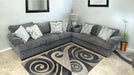 Atlantis Gray Fabric Sofa & Loveseat Set