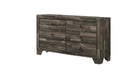 Atticus Brown Wood Full Bedroom Set