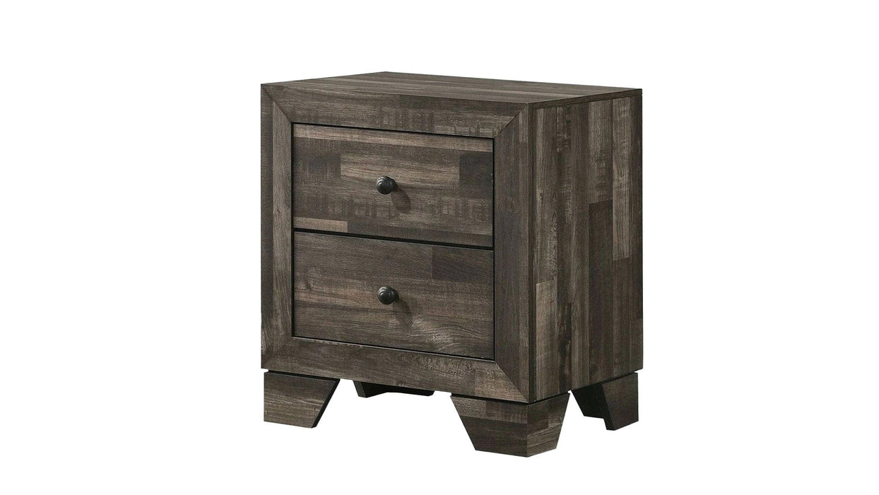 Atticus Gray Wood Twin Bedroom Set