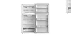 Avanti Stainless Steel Metal & Plastic Refrigerator