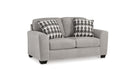 Avenal Park Beige Fabric Sofa Bed & Loveseat Set