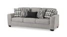 Avenal Park Beige Fabric Sofa Bed & Loveseat Set