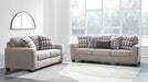 Avenal Park Beige Fabric Sofa & Loveseat Set