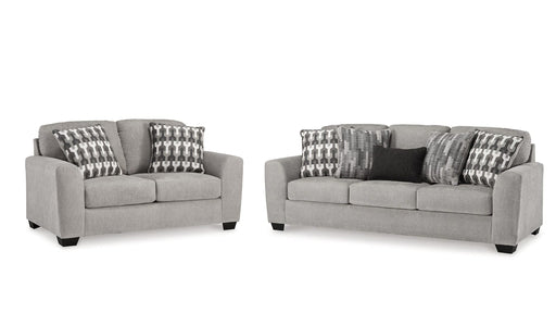 Avenal Park Beige Fabric Sofa & Loveseat Set