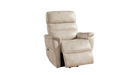 Avery Beige Faux Leather Power Recliner