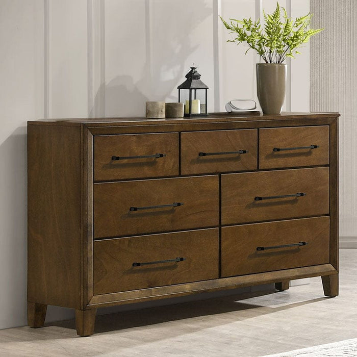 Ballard Brown Wood Queen Bedroom Set