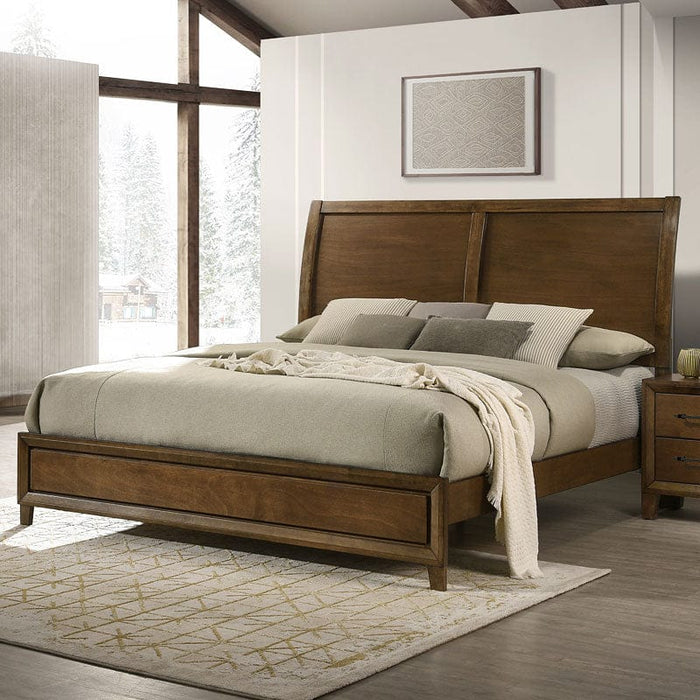 Ballard Brown Wood Queen Bedroom Set