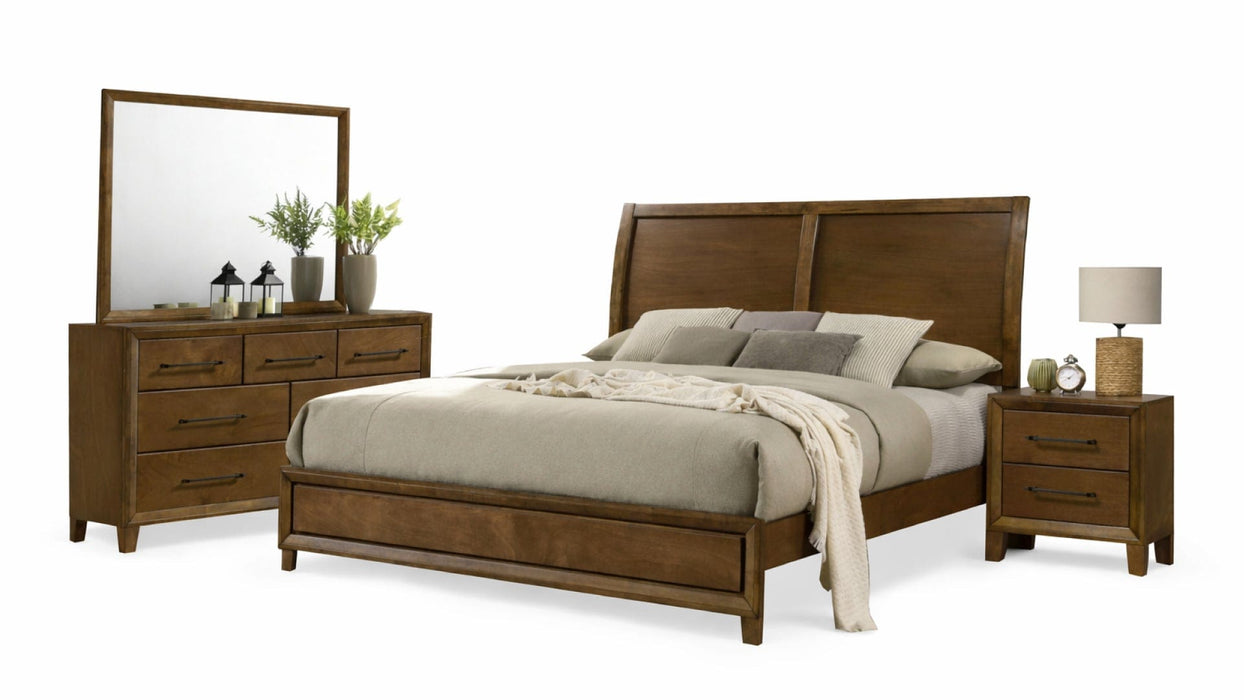 Ballard Brown Wood Queen Bedroom Set
