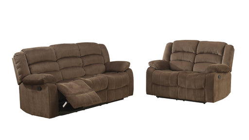 Bill Brown Fabric Reclining Sofa And Loveseat Set