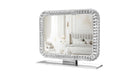 Bling Landscape White Metal & Plastic Vanity Mirror
