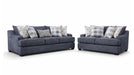 Bluesky Blue Chenille Sofa & Loveseat Set