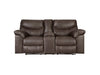 Boxberg Brown Fabric Reclining Sofa And Loveseat Set