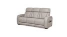 Boyington Gray Faux Leather Power Reclining Sofa & Loveseat Set