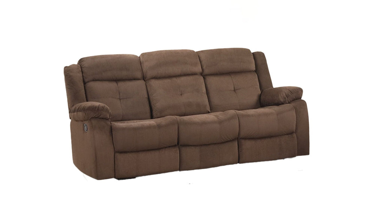 Brown Fabric Sofa & Loveseat Set