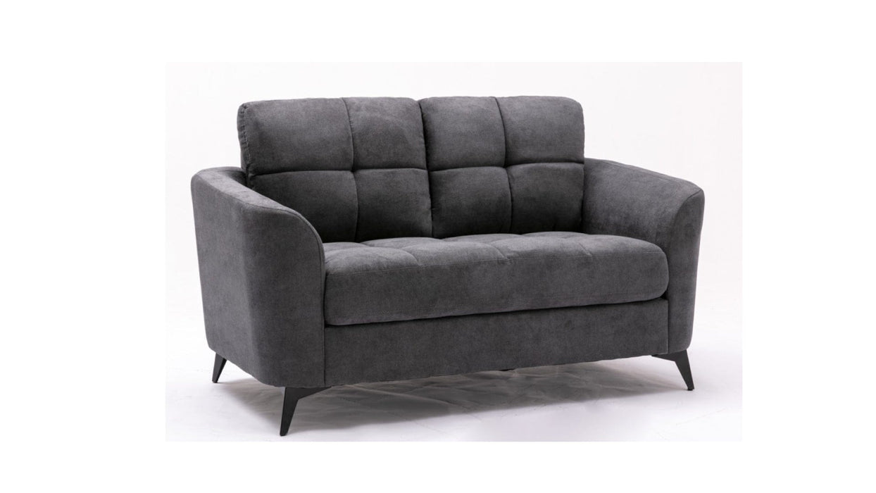 Callie Gray Fabric Sofa & Loveseat Set
