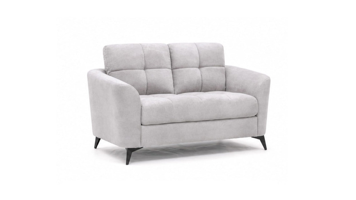 Callie Gray Velvet Sofa & Loveseat Set