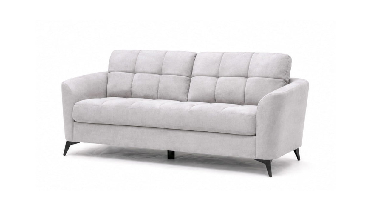 Callie Gray Velvet Sofa & Loveseat Set