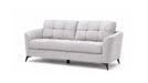 Callie Gray Velvet Sofa & Loveseat Set