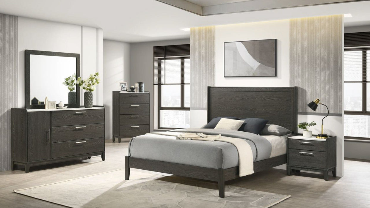Camden Gray Wood Full Bedroom Set