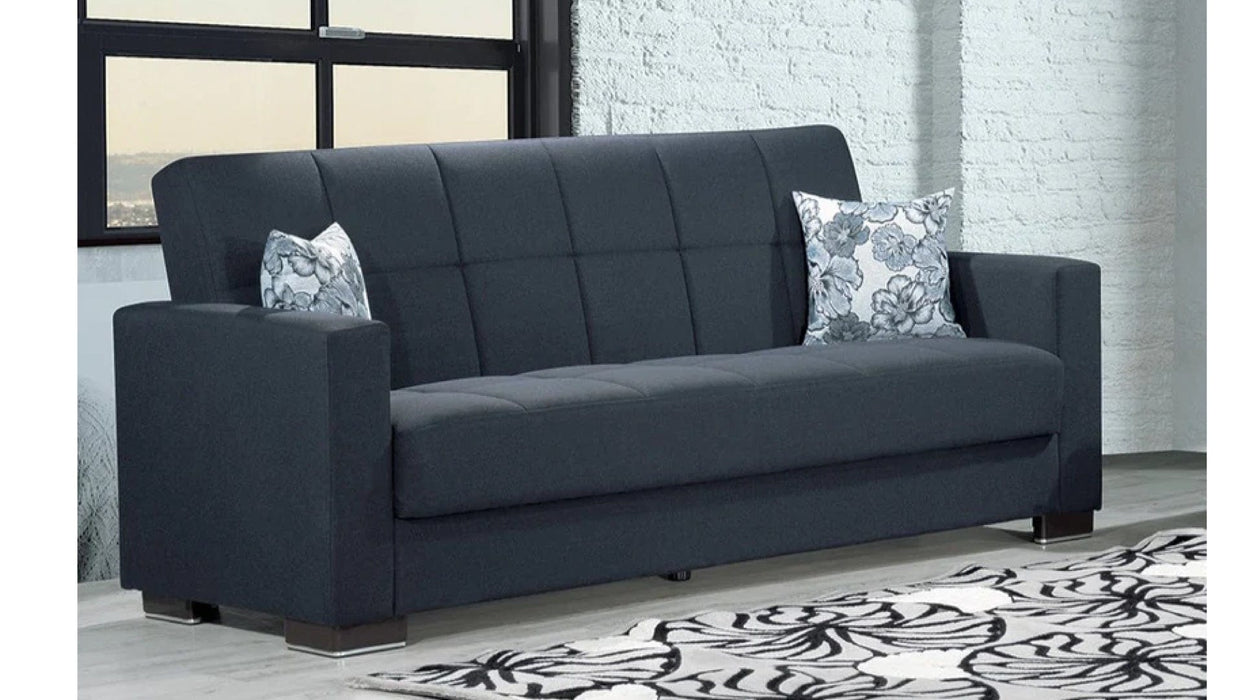 Capella Blue Fabric Sofa Bed