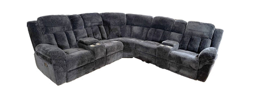 Carter Gray Fabric Reclining Sectional